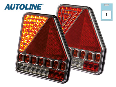 LED tagatuli parem 12–24V 186×206×31 mm