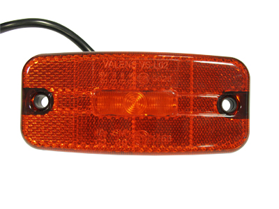 LED ääretuli punane 5 LED 10–30V 111×51×20 mm 5 m juhe