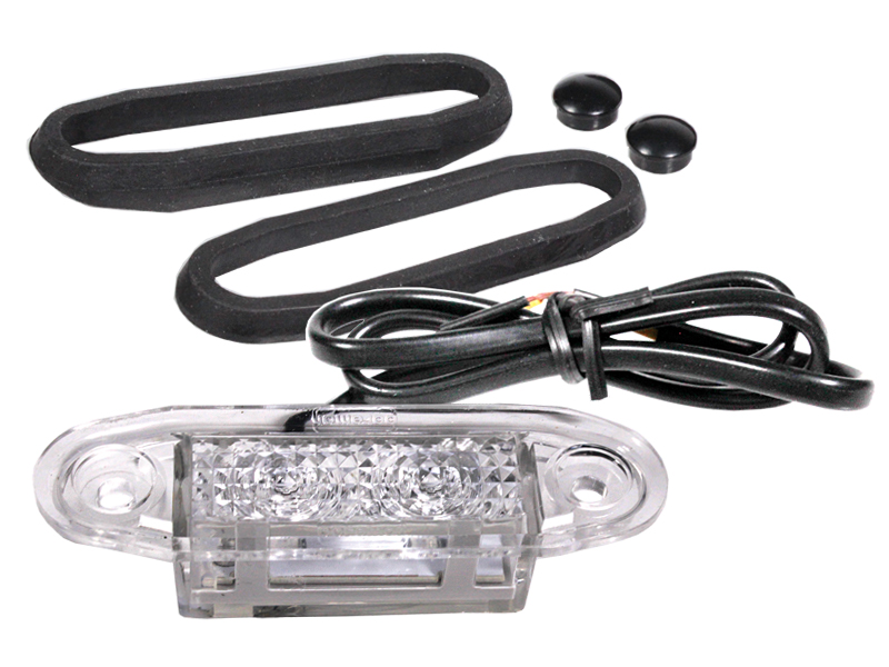 LED ääretuli valge 10–30V (1608-3005C)
