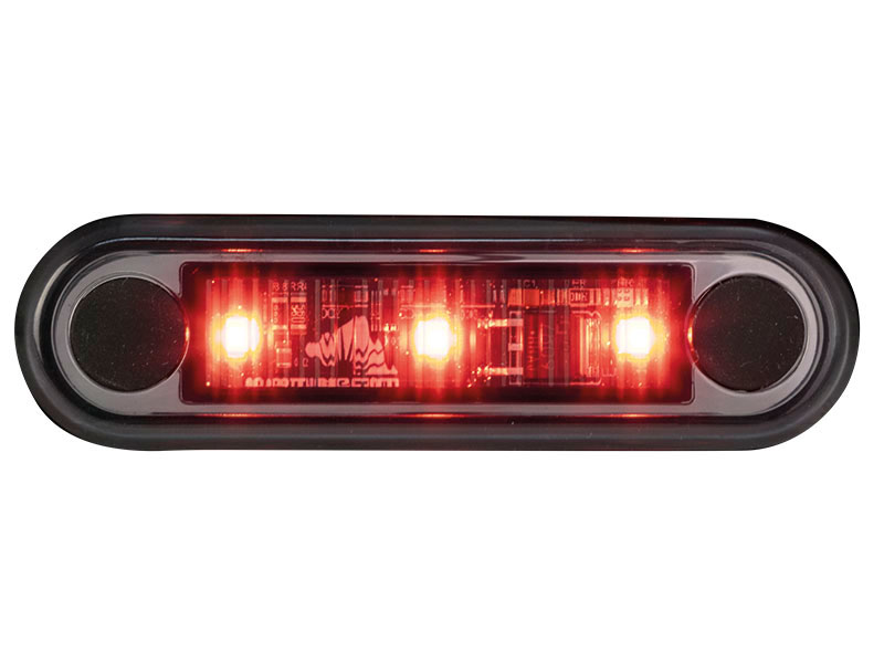 Optibeam LED positsioonituli ADR punane 79,5×22,5 mm 5 m juhe