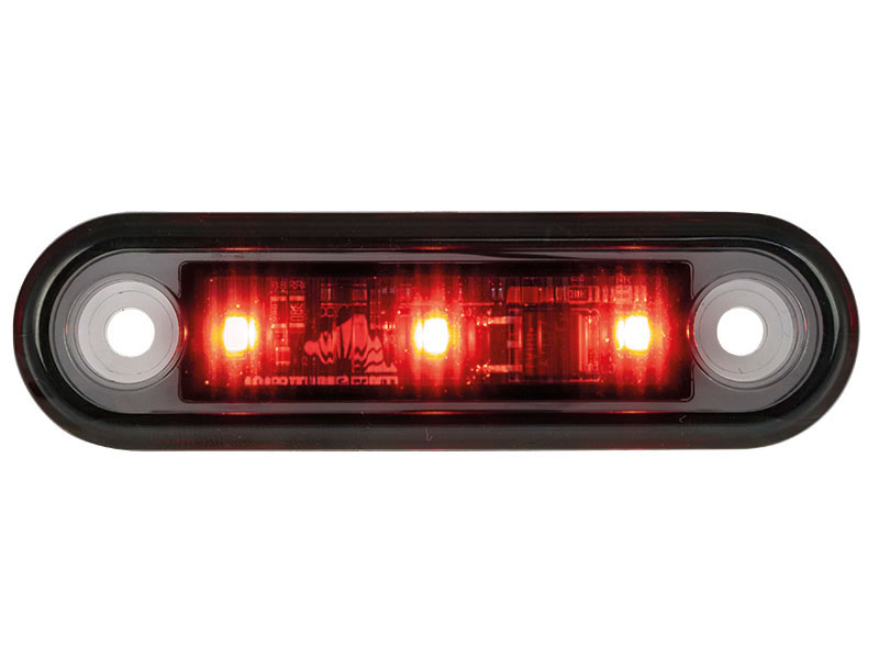 Optibeam LED positsioonituli ADR punane 79,5×22,5 mm 5 m juhe