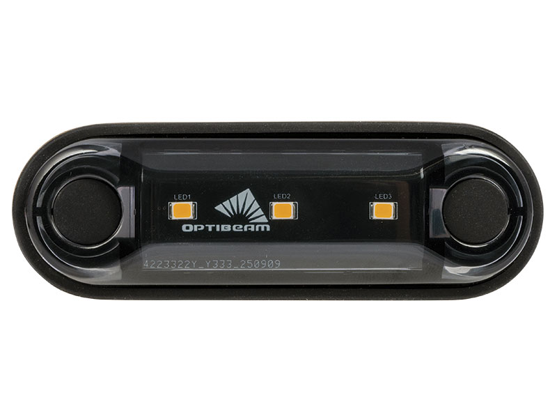 Optibeam LED positsioonituli ADR kollane 85,4×28,1 mm 0,5 m juhe