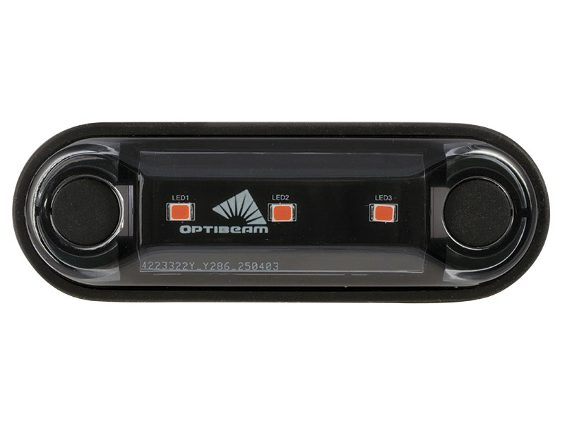 Optibeam LED positsioonituli ADR punane 85,4×28,1 mm 0,5 m juhe