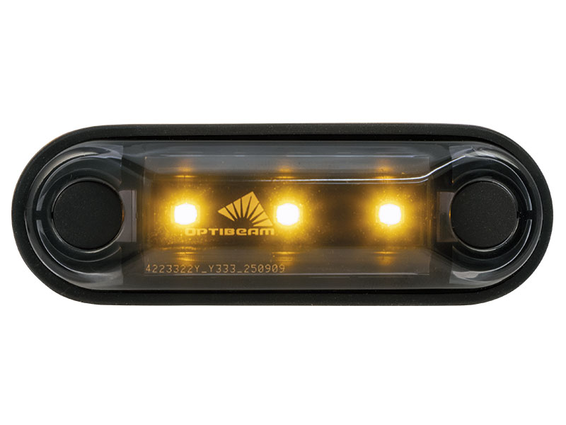 Optibeam LED positsioonituli ADR kollane 85,4×28,1 mm 5 m juhe