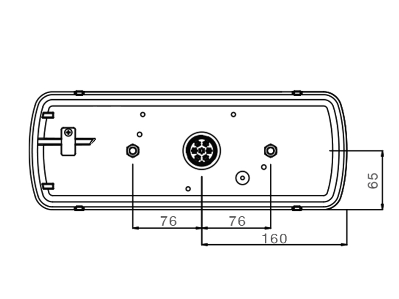 Aspöck LED trailer tail light right