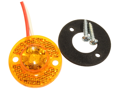 LED ääretuli kollane 12–24V 30 mm