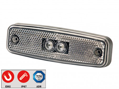 LED ääretuli valge 12–24V