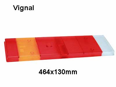 Varuklaas 7-kambriline vasak + parem — MAN 464X130 V 464×130 mm