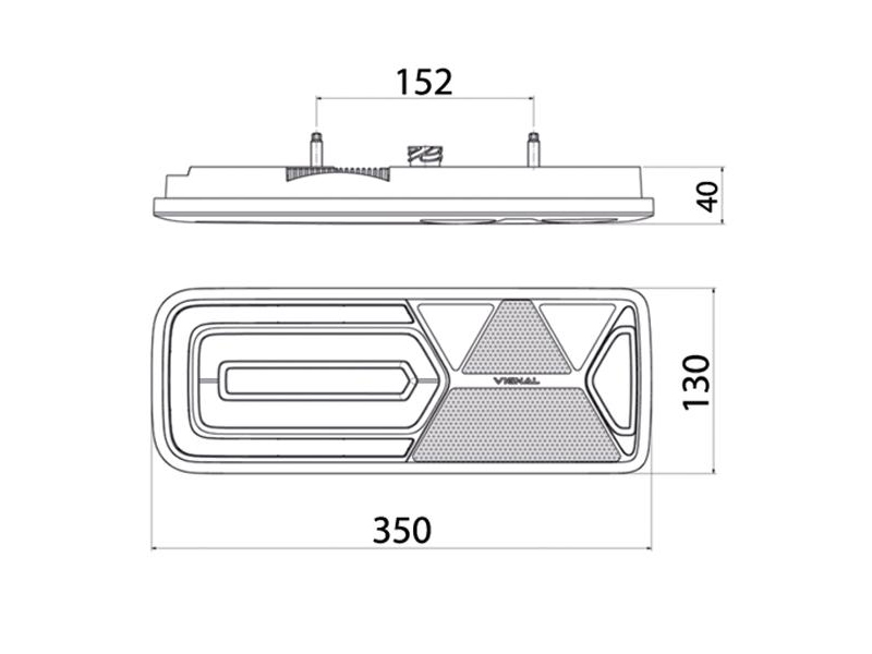 Vignal LED tail light left
