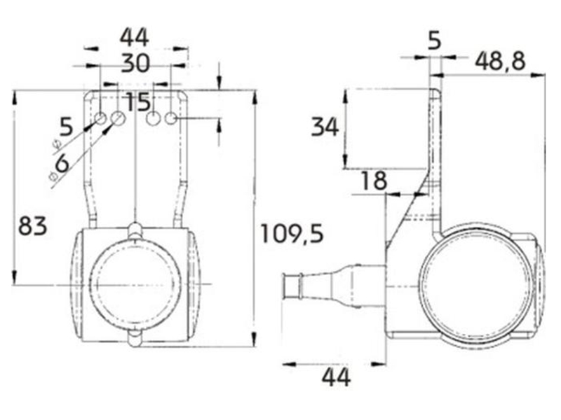 LED marker light 12–24V (1608-6709)