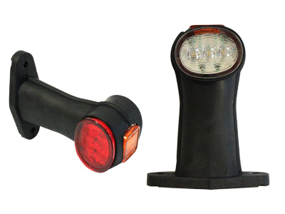 LED ääretuli kummivarrega 12–24V 129 mm