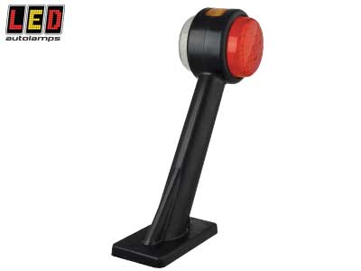 LED ääretuli kummivarrega vasak 193×166×66 mm (1614-1005LE)