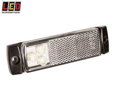 LED ääretuli valge 129×32×13 mm