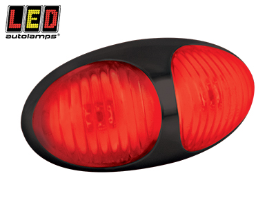 LED ääretuli punane 70×35×20 mm