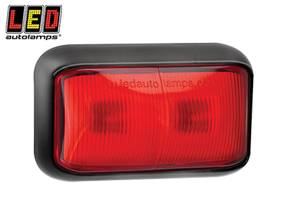 LED ääretuli punane 58×35×19 mm
