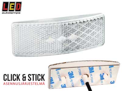 LED ääretuli 100×38×13 mm (1614-EU38WM)