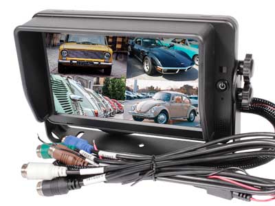 HD puuteekraan 7" Quad, 3×4-pin + 1×5-pin