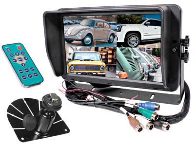 HD puuteekraan 10,1" Quad, 4 pilti