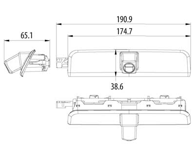 Piduritule kaamera — VW Caddy 2003–