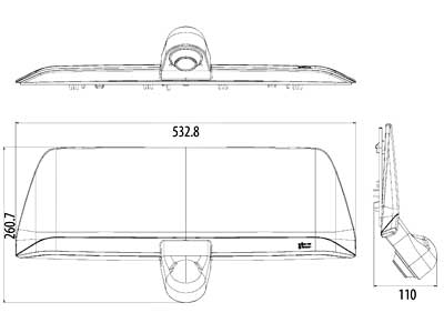 Камера в стоп-сигнале IR — VW Crafter 2017–
