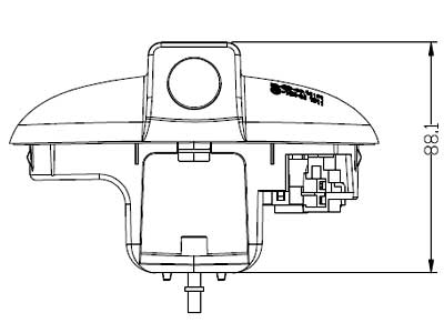 Piduritule kaamera — Opel Vivaro / Combo / Renault Trafic / Nissan Primastar 2001–2014