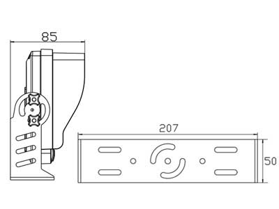 Беспроводной HD монитор 7", 4 канала