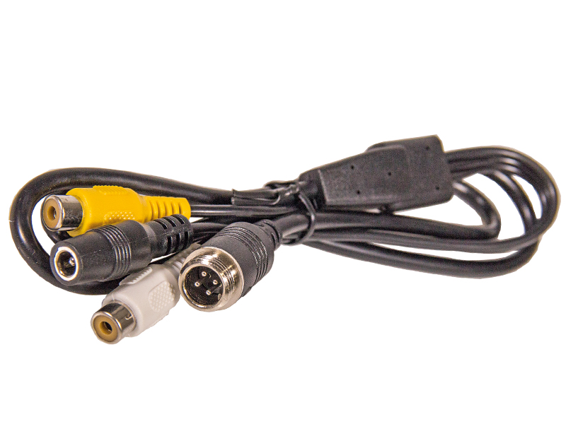 Adapterkaabel 1 m, 4-pin → 2×RCA + toide