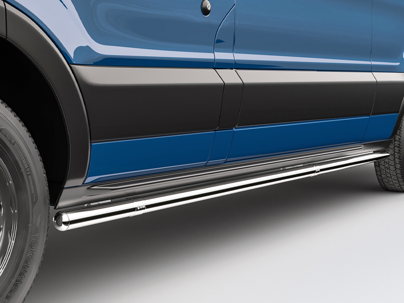 Metec Küljespoiler L2 Ø60 mm — Ford Transit 2014–2019 / Ford Transit 2019– / Ford Transit Custom 2013–2017 / Ford Transit Custom 2018–2023