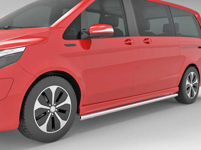 Metec Küljespoiler Ø60 mm — Mercedes-Benz EQV 2021–