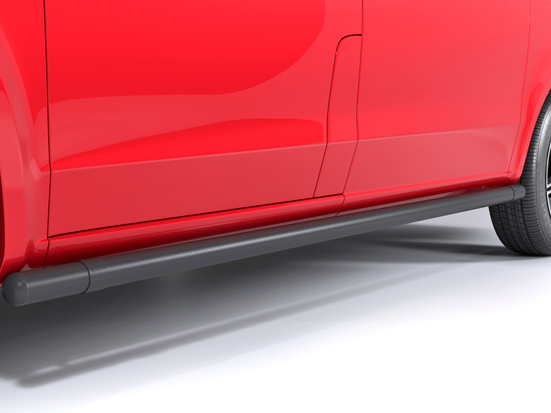 Metec Küljespoiler L1 L2 Ø60 mm must — Mercedes-Benz V-klass 2014–2019 / Mercedes-Benz Vito 2014– (1853-10032)