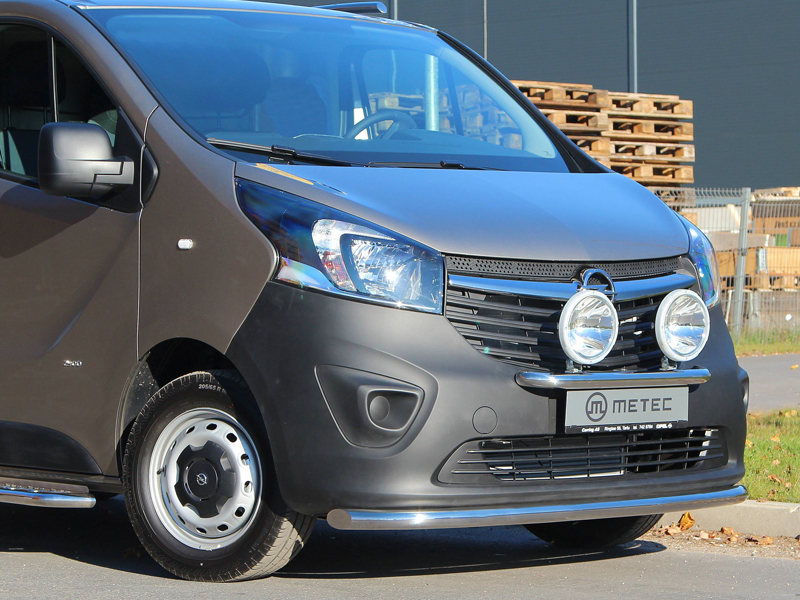 Metec Tuleraud Spoilerbar Ø60 mm — Nissan NV300 2016– / Opel Vivaro 2014– / Renault Trafic 2014–2021