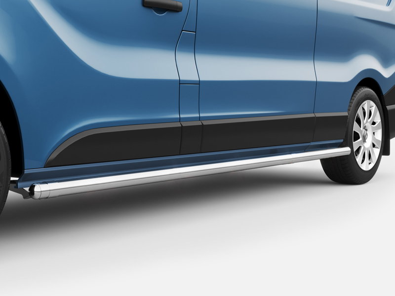 Metec Side spoiler bar L2 Ø60 mm — Nissan NV300 2016– / Opel Vivaro 2014– / Renault Trafic 2014–2021 / Renault Trafic 2022–