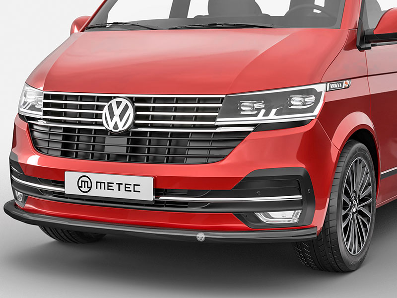 Metec Spoiler bar Ø60 mm black — Volkswagen Transporter T6.1 2019–