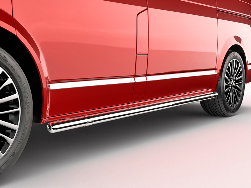 Metec Side spoiler bar Ø60 mm — Volkswagen Transporter T5 2003–2015 / Volkswagen Transporter T6 2015–2019 / Volkswagen Transporter T6.1 2019– (1853-10052)