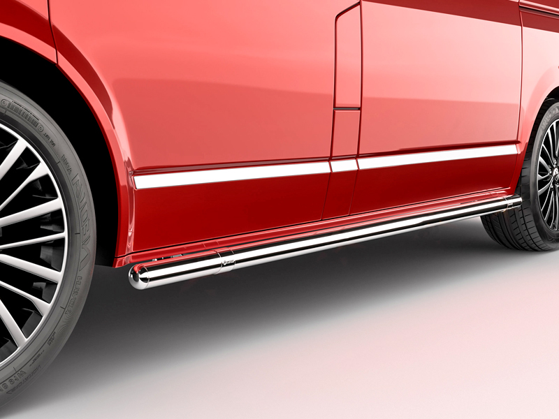 Metec Side spoiler bar Ø60 mm — Volkswagen Transporter T5 2003–2015 / Volkswagen Transporter T6 2015–2019 / Volkswagen Transporter T6.1 2019– (1853-10055)