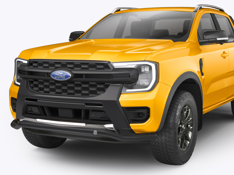 Metec Передняя дуга Spoilerbar Ø60 mm чёрная — Ford Ranger 2023– / Volkswagen Amarok 2023–