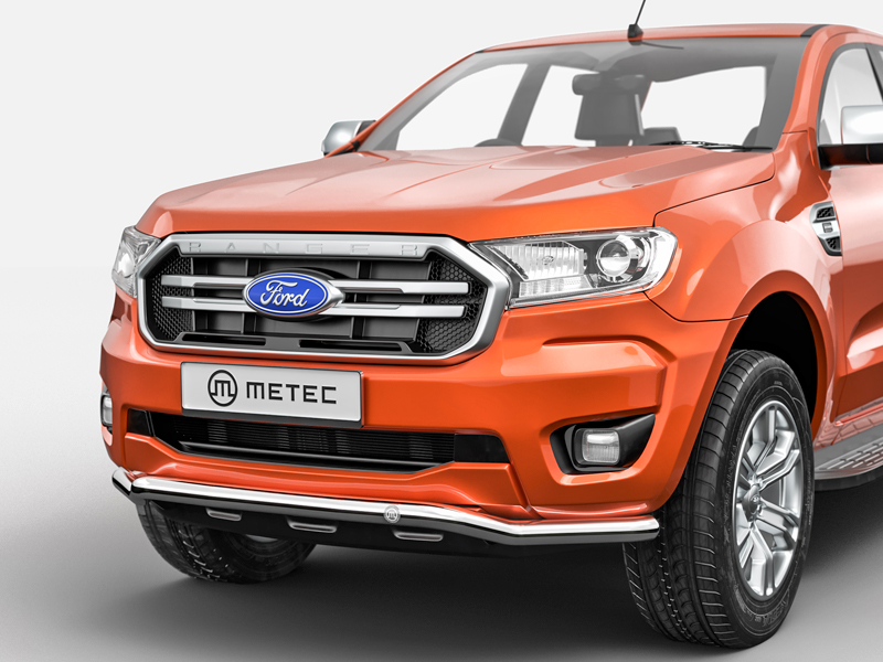 Metec Tuleraud Spoilerbar Ø60 mm — Ford Ranger 2012–2022