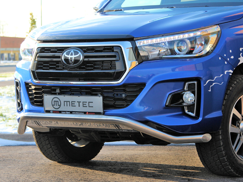Metec Tuleraud Spoilerbar 50th Anniversary radiaatorikaitsega Ø60 mm — Toyota Hilux 2016–2020