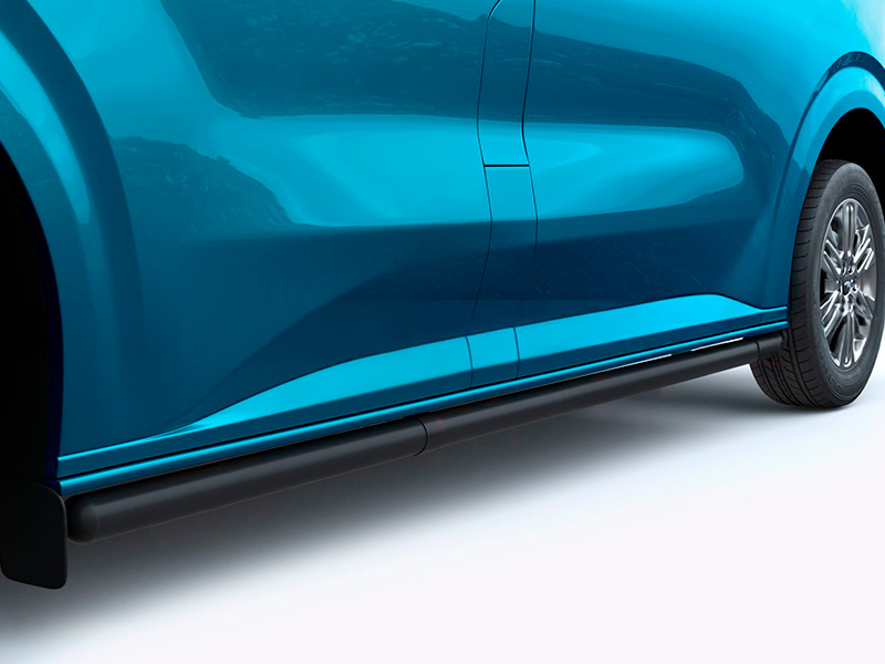 Metec Side bars L2 black — Ford Transit Custom 2023– / Volkswagen Transporter T7 2024–