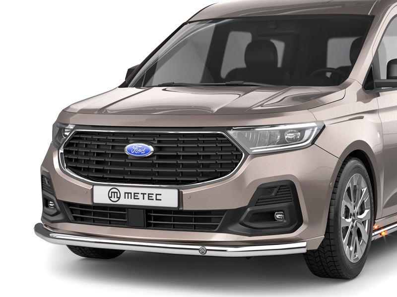 Metec Tuleraud Spoilerbar Ø60 mm poleeritud — Ford Tourneo Connect 2022– / Ford Transit Connect 2022– / Volkswagen Caddy 2020– / Volkswagen Caddy California 2020–
