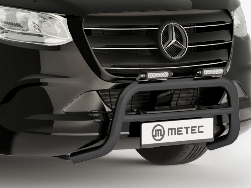 Metec Передняя дуга Ø60 mm чёрная — Mercedes-Benz Sprinter 2018– (1853-20034)