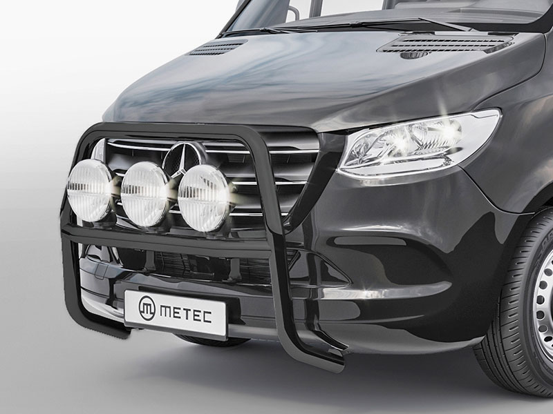 Metec Передняя дуга Ø60 mm чёрная — Mercedes-Benz Sprinter 2018– (1853-20036)