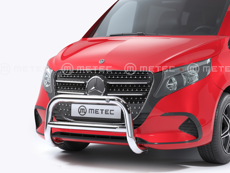 Metec Tuleraud Eurobar Ø70 mm poleeritud — Mercedes-Benz V-klass 2024– / Mercedes-Benz Vito 2019–