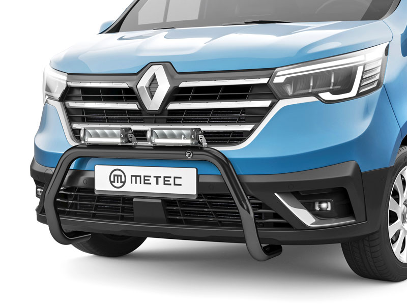 Metec Front bar Eurobar Ø60 mm black — Renault Trafic 2022–