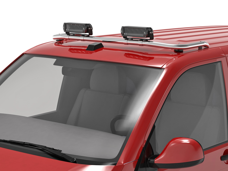 Metec Front light bar Ø40 mm polished — Volkswagen Transporter T6 2015–2019 / Volkswagen Transporter T6.1 2019–
