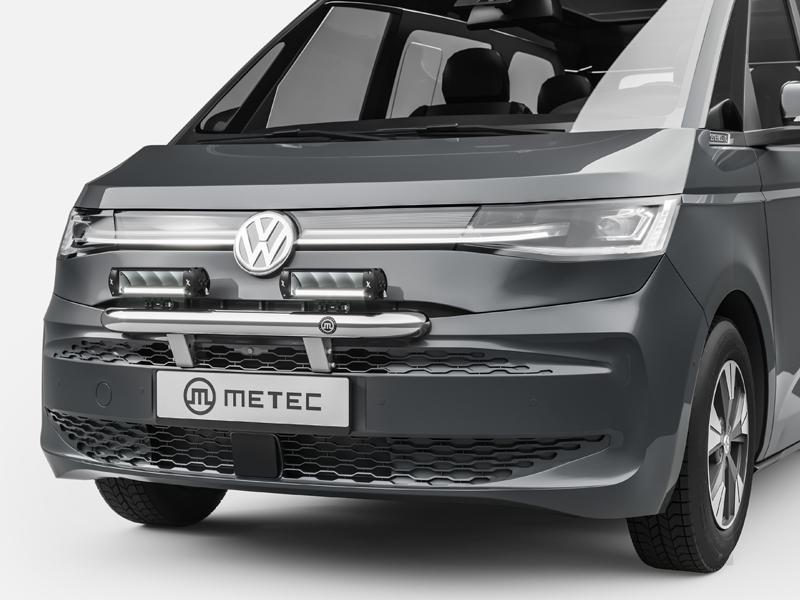 Metec Передняя дуга Ø60 mm полированная — Volkswagen Multivan T7 2022–