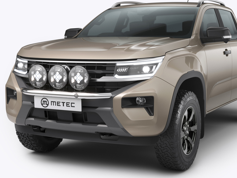 Metec Tuleraud Ø60 mm poleeritud — Ford Ranger 2023– / Volkswagen Amarok 2023–