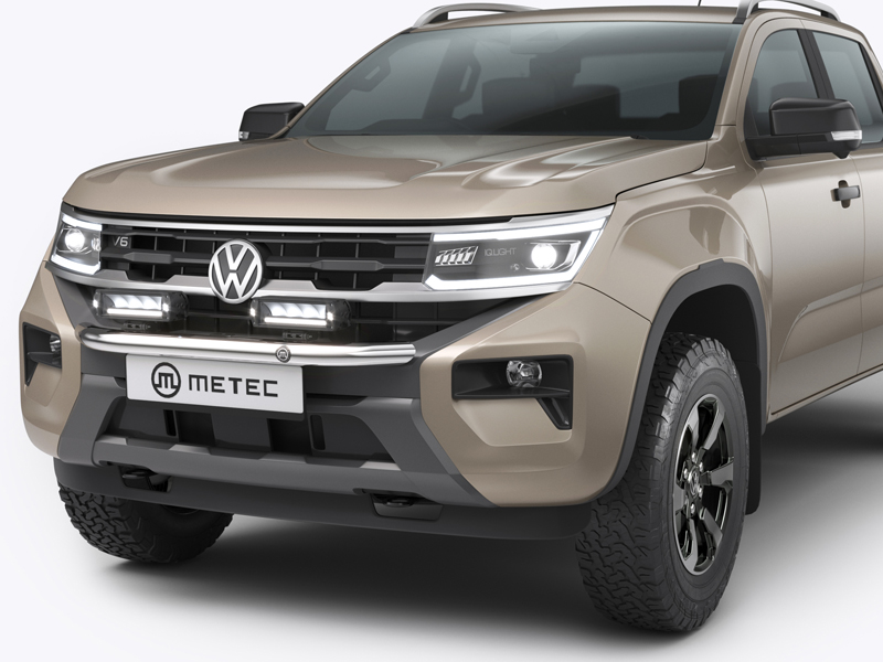 Metec Передняя дуга Ø60 mm полированная — Ford Ranger 2023– / Volkswagen Amarok 2023–