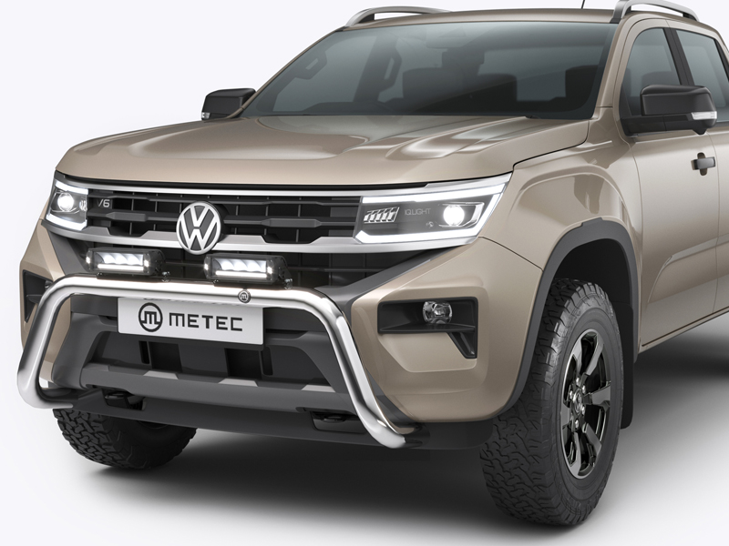 Metec Tuleraud Eurobar Ø70 mm poleeritud — Ford Ranger 2023– / Volkswagen Amarok 2023–