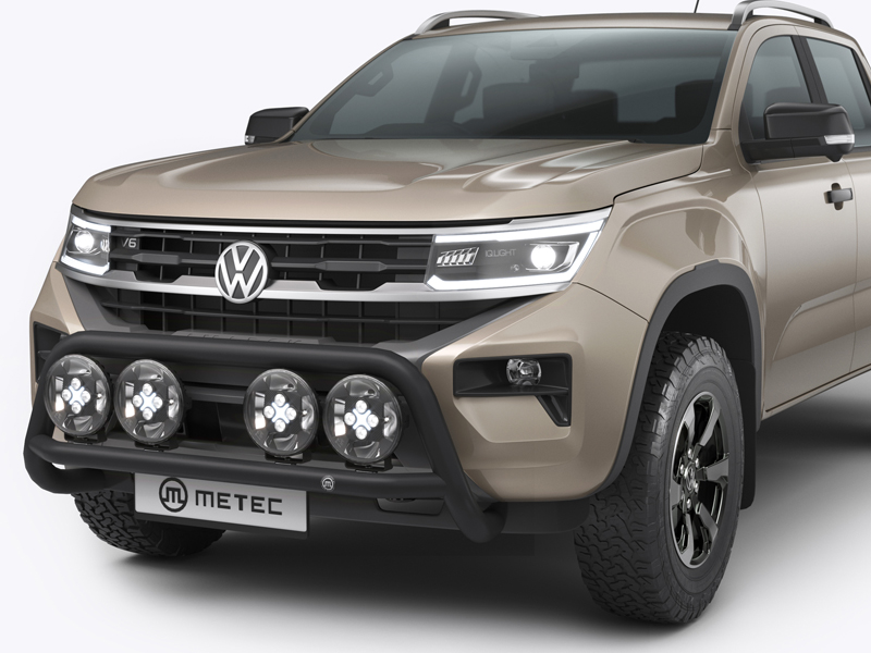 Metec Tuleraud Nordicbar Ø70 mm must — Ford Ranger 2023– / Volkswagen Amarok 2023–